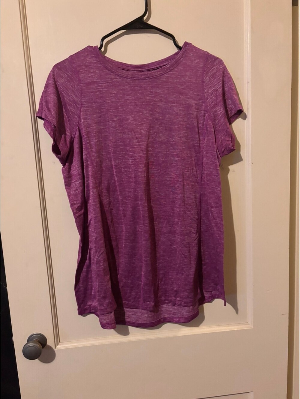 7 Goals Purple Heathered T-Shirt XL